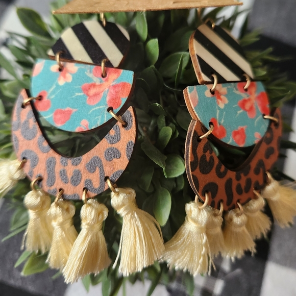 Plunder reversible earrings - Picture 2 of 3